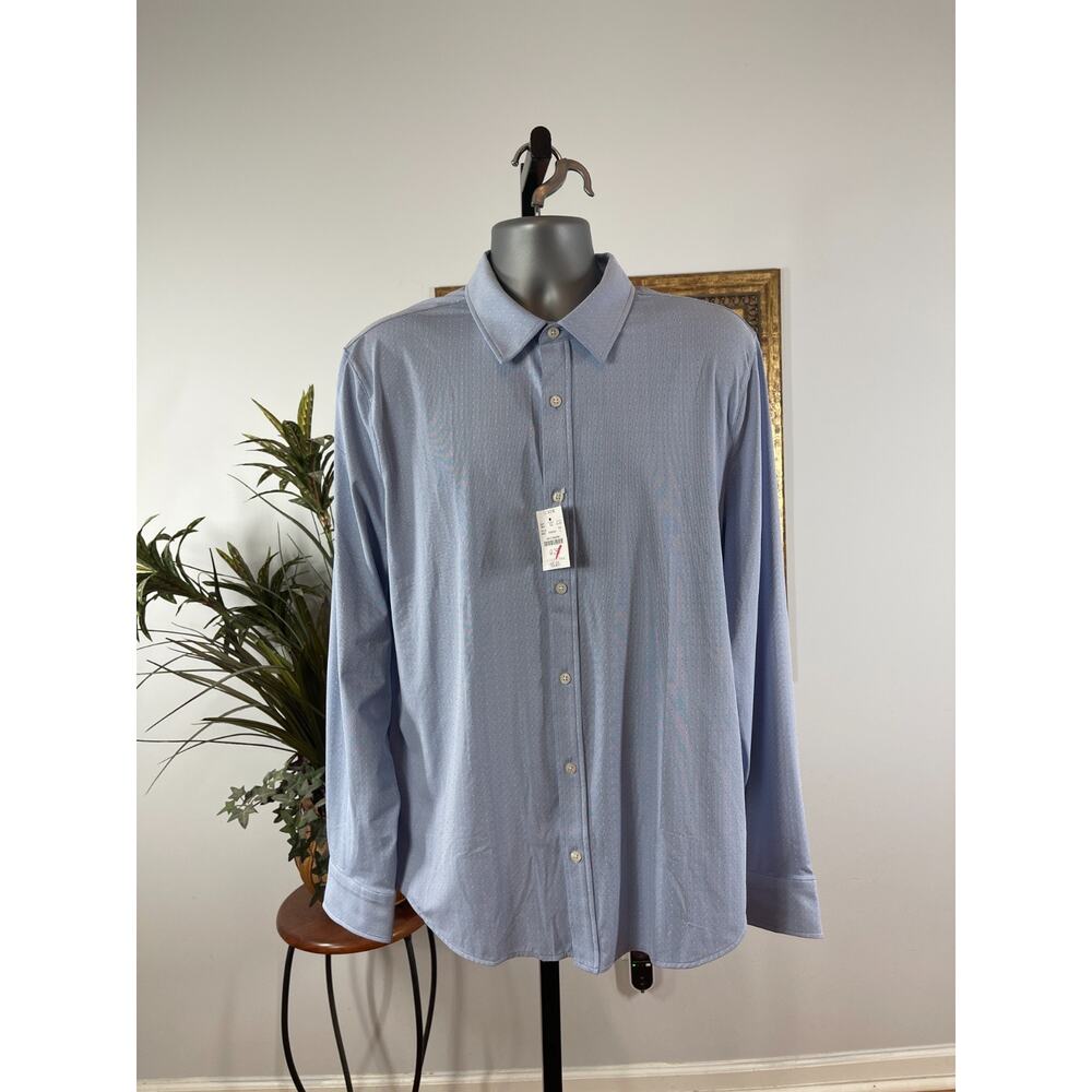 J.CREW Dress Shirt Men's Large Gray Geometric Long Sleeve Modern Minimalist